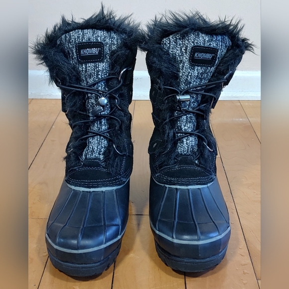 Khombu Shoes - Khombu K-Comfort Nina Women's Black Winter Boots 8M